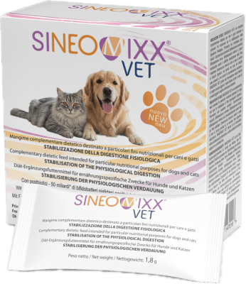 Zoom bild av fodertillsats efter sivomixx för magtarmproblem hos hund och katt